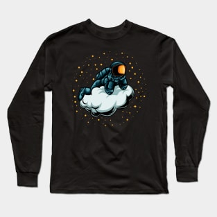 Astronaut chilling in the space Long Sleeve T-Shirt